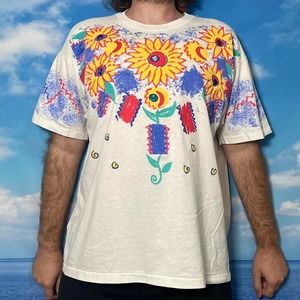 Vintage 90s handmade grandma style tee shirt